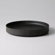日本製 KEURA 食器 プレート [LL] ブラック レンジ・食洗機不可 ギフト箱入り