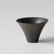 日本製 TOHKA 食器 猪口 富士 ブラック レンジ・食洗機不可 ギフト箱入り