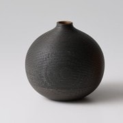 日本製 MUSUBI 一輪挿し 空気 ブラック ギフト箱入り