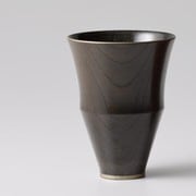 日本製 凛 食器 一口ビール 黒拭漆 レンジ・食洗機不可 ギフト箱入り