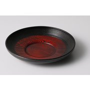 日本製 玉渕塗分 食器 4.5茶托揃 [5枚] 食洗機不可 ギフト箱入り
