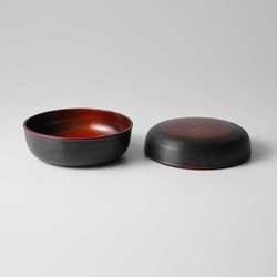 日本製 玉渕塗分 食器 6.0菓子器 食洗機不可 ギフト箱入り