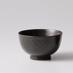 日本製 古代欅 食器 子供汁椀 レンジ・食洗機不可 ギフト箱入り