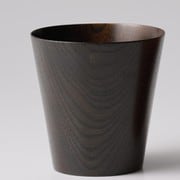 日本製 うすびき 食器 カップ[L] 黒拭漆 レンジ・食洗機不可 ギフト箱入り