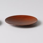 日本製 うすびき 食器 3.0皿 拭漆 レンジ・食洗機不可 ギフト箱入り