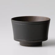 日本製 食器 加飾椀 挽筋 ブラック レンジ・食洗機不可 ギフト箱入り