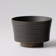 日本製 食器 加飾椀 乱筋 ブラック レンジ・食洗機不可 ギフト箱入り