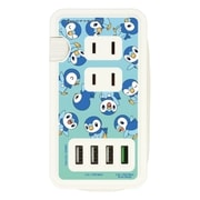 USBポート付き ACタップ ポケットモンスター ポッチャマ POKE-741D