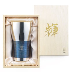 輝 純銅ビアタンブラー 銀古美 KG-04