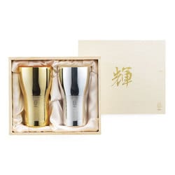 輝 純銅ビアタンブラー 金・銀 2pcセット KG-07
