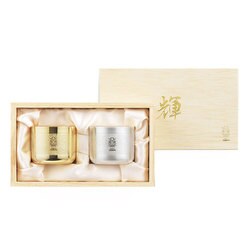 輝 純銅ぐい呑み 金・銀 2pcセット KG-27