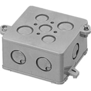4CB-54N [四角コンクリートボックス 中深形 深さ54mm 側面ノックアウト付 1個]