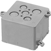 4CB-75 [四角コンクリートボックス 中深形 深さ75mm 側面ノックアウト無 1個]