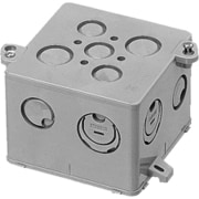 4CB-75N [四角コンクリートボックス 中深形 深さ75mm 側面ノックアウト付 1個]