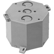 8CB-75 [八角コンクリートボックス 深形 深さ75mm 側面ノックアウト無 1個]