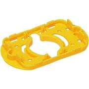 CDE-GD10 [送りエンド用 デッキプレート台座 付属ゲージ1個付 Gタイプ専用 黄色 10個]