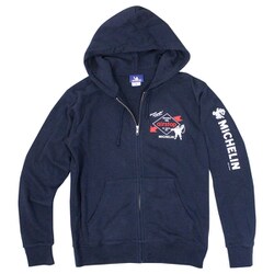 Zip up hoodie Airstop Navy S 224263