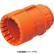 CDK-16G10 [CD管用 コネクタ Gタイプ 適合CD管16適合ノック径φ27 オレンジ 10個]
