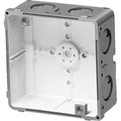CDO-4ADK [結露防止ボックス 3分スタット付 埋込四角アウトレットボックス 中形四角 浅型 1個]