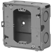 CDO-4AKGP12 [軽量間仕切り用 スライドアウトレットボックス 中形四角 浅型 小判型スイッチカバー1個用 1個]