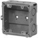 CDO-4AKGP122 [軽量間仕切り用 スライドアウトレットボックス 中形四角 浅型 スイッチカバー2個用 1個]
