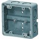 CDO-4ASBT122 [軽量間仕切り用 アウトレットボックス 中形四角 薄型 2個用スイッチカバー2個用]
