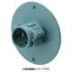 CDY-22-10 [菅留め具CD菅用 適合CD菅22貫通穴径壁/床固定φ30ハーフPC工法φ50 グレー 10個]