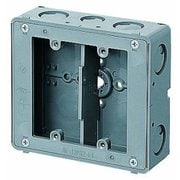 CSW-2NF [埋込スイッチボックス平塗代付プラスチック製セーリスボックス 側面ノック付 2個用 1個]
