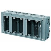 CSW-5N [埋込スイッチボックス塗代付プラスチック製セーリスボックス 側面ノック付 5個用 1個]