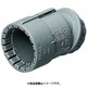 FNK-16GH10 [PF菅用 曲がりコネクタ30°Gタイプ 適合管16適合ノック径φ27 グレー 10個]