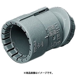 FNK-16GH10 [PF菅用 曲がりコネクタ30°Gタイプ 適合管16適合ノック径φ27 グレー 10個]