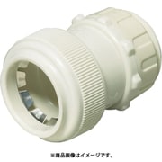 FPK-22YM10 [PF菅用 コネクタ ワンタッチ型 適合管22適合ノック径φ27 ミルキーホワイト 10個]