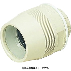 FPK28F10 [防水型･ミラフレキMF用 コネクタ 適合管28適合ノック径φ34 ベージュ 10個]