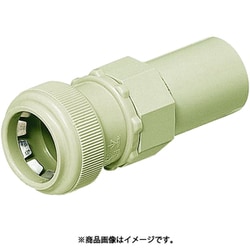 FPVE-22Y10 [PF菅用 コンビネーションカップリング ワンタッチ型 適合PF菅22⇔VE菅22 ベージュ 10個]