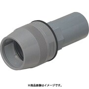 FPVE-28FH10 [コンビネーションカップリング 防水型 適合管ミラフレキFM28⇔VE菅28 グレー 10個]