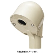 MEC-16AJ [ビニル電線管付属品エントランスキャップ1つ穴 適合VE菅16 ベージュ]