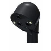 MEC-16HT [ビニル電線管付属品エントランスキャップ 高耐候性/耐衝撃性HI 適合VE菅16 チョコレート 1個]