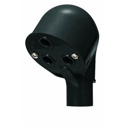 MEC-42K [ビニル電線管付属品エントランスキャップ 高耐候性/耐衝撃性HI 適合VE菅42 ブラック 1個]