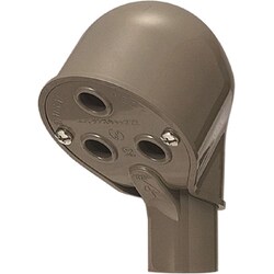 MEC-54HT [ビニル電線管付属品エントランスキャップ 高耐候性/耐衝撃性HI 適合VE菅54 チョコレート 1個]