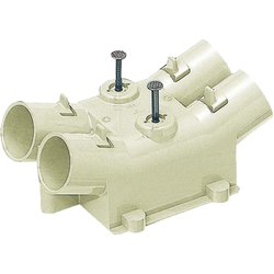 MFSE-16W2-10 [4方出･PF菅用ダブル送りエンド エコノミータイプ 適合PF単層波付管16 ベージュ 10個]