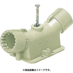 MFSE-16WGK10 [PF菅用 送りエンド Gタイプ スクリュー釘付 適合PF菅16 ベージュ 10個]