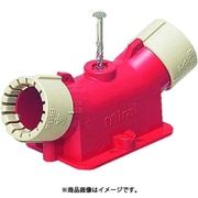 MFSE-22WGKR10 [PF菅用 送りエンド Gタイプ スクリュー釘付 適合PF菅22 赤色 10個]