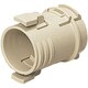 MFSK-22C10 [クイックタイプ･PF菅用コネクタ 適合PF単層波付管22適合ノック径φ27 ベージュ 10個]