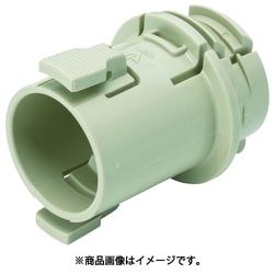 MFSK-28C10 [クイックタイプ･PF菅用コネクタ 適合PF単層波付管28適合ノック径φ34 ベージュ 10個]