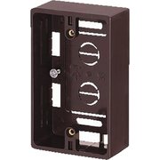 MSB-1T [モール用スイッチボックス1ヶ用 側面ノック数8適合モール1～3号 チョコレート]