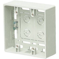 深形モール用スイッチボックス 2ケ用 MSB-2YM
