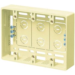 MSB-3C [モール用スイッチボックス3ケ用]