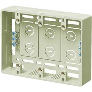 MSB-3J [モール用スイッチボックス3ケ用]