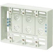 MSB-3M [モール用スイッチボックス3ケ用]