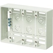 MSB-3YM [深形モール用スイッチボックス 3ケ用]